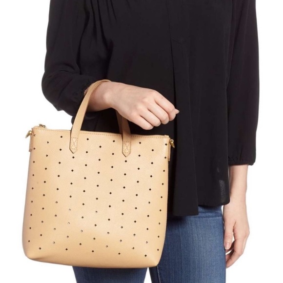 Madewell Perforated Mini Transport Leather Bag - Picture 8 of 8